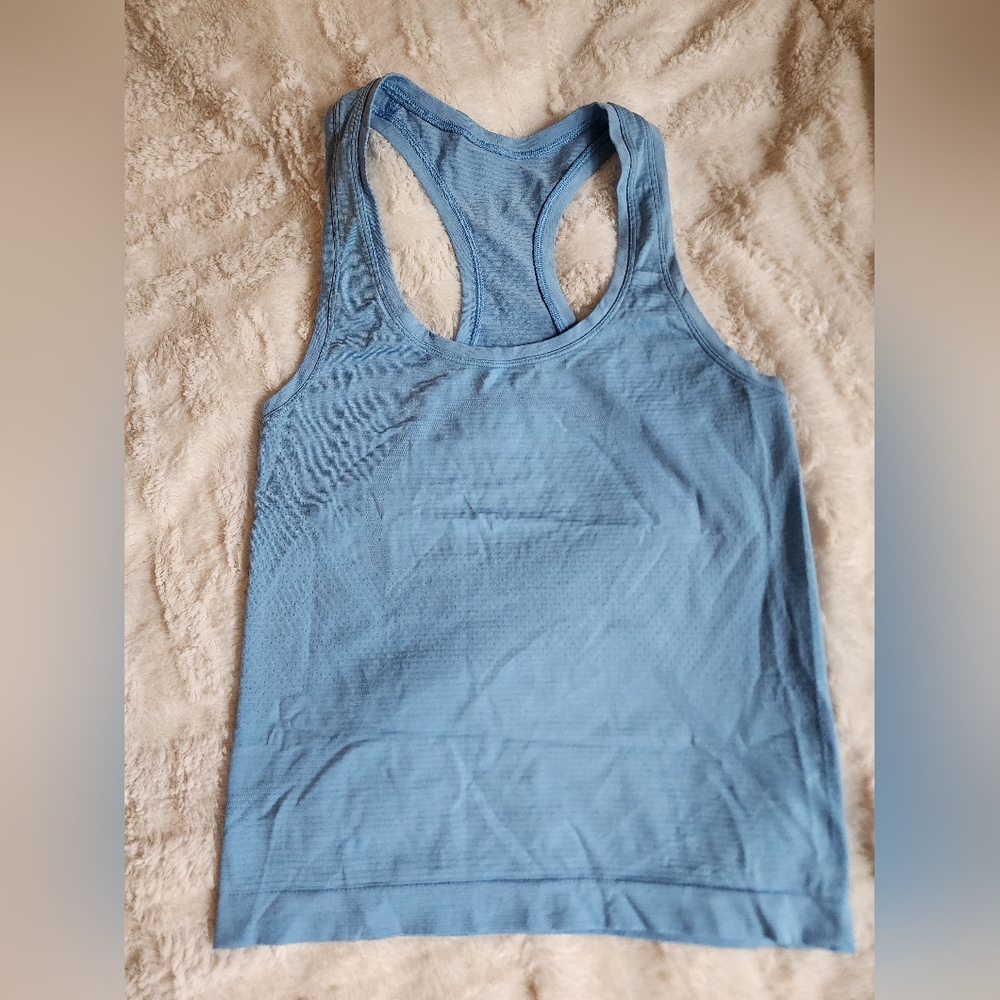 LULULEMON Blue Sleeveless Tank Top